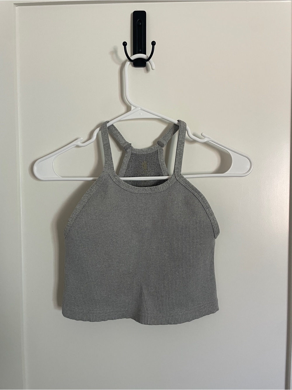 FP Movement Happiness Runs Crop Tank Heather Grey M/L
